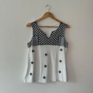 BeachLunchLounge embroidered tank